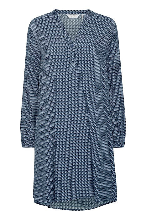 BYJOSA TUNIC DRESS - Smoke Blue Mix