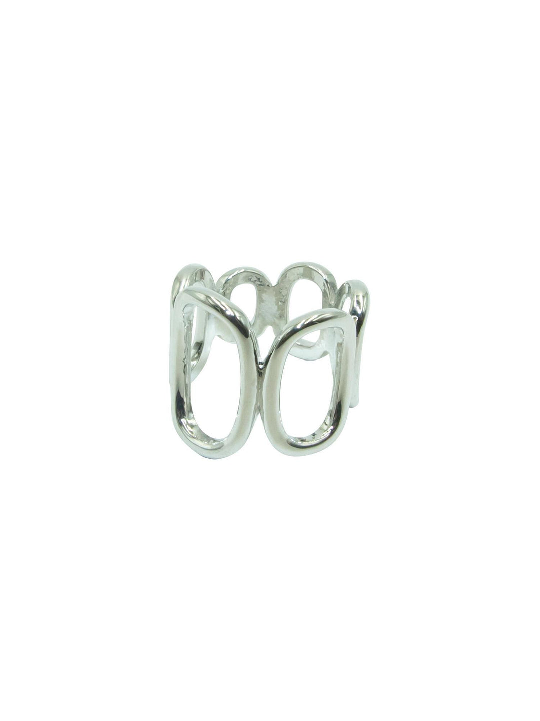 Skjerf Ring - Sølv