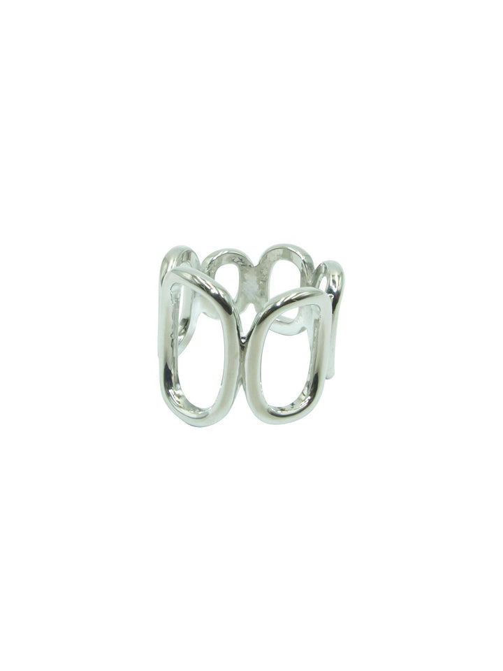 Skjerf Ring - Sølv