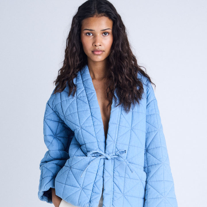 IHHEVIRA Jacket - Medium Blue