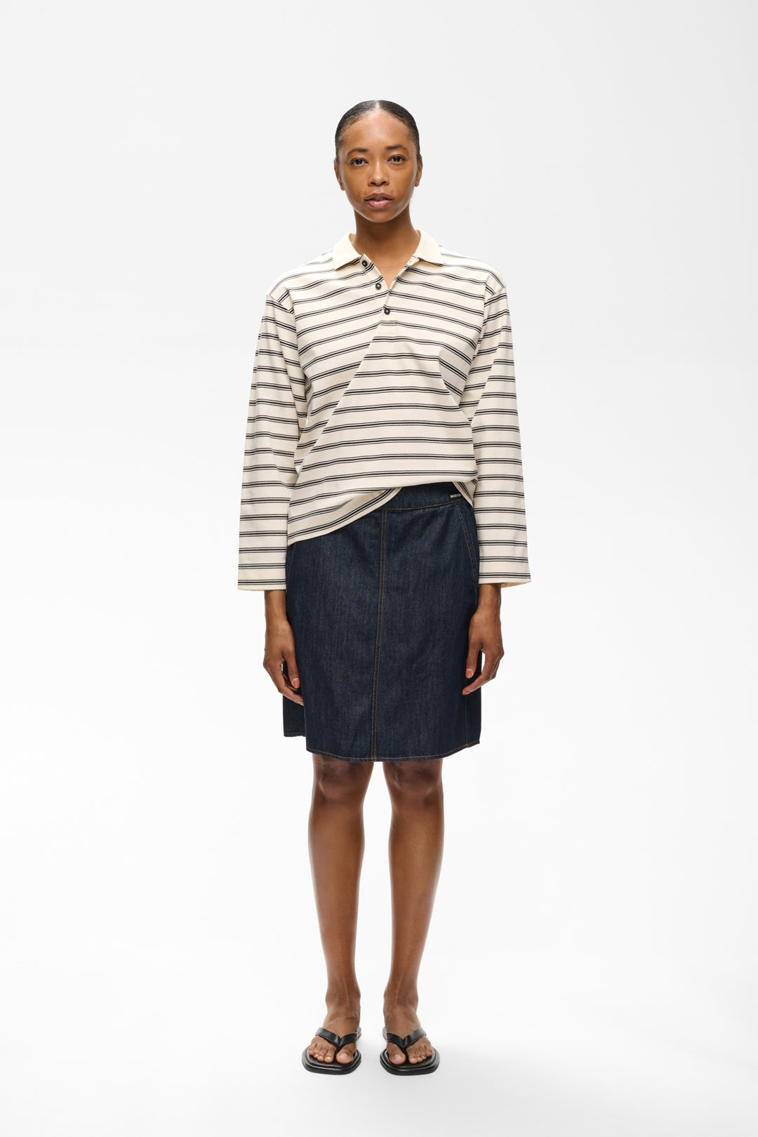 GLENN SKIRT - Dark Denim
