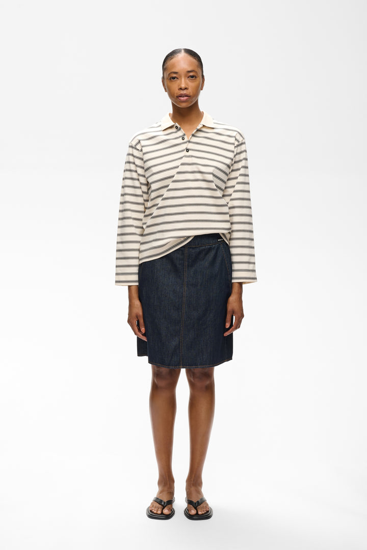 GLENN SKIRT - Dark Denim