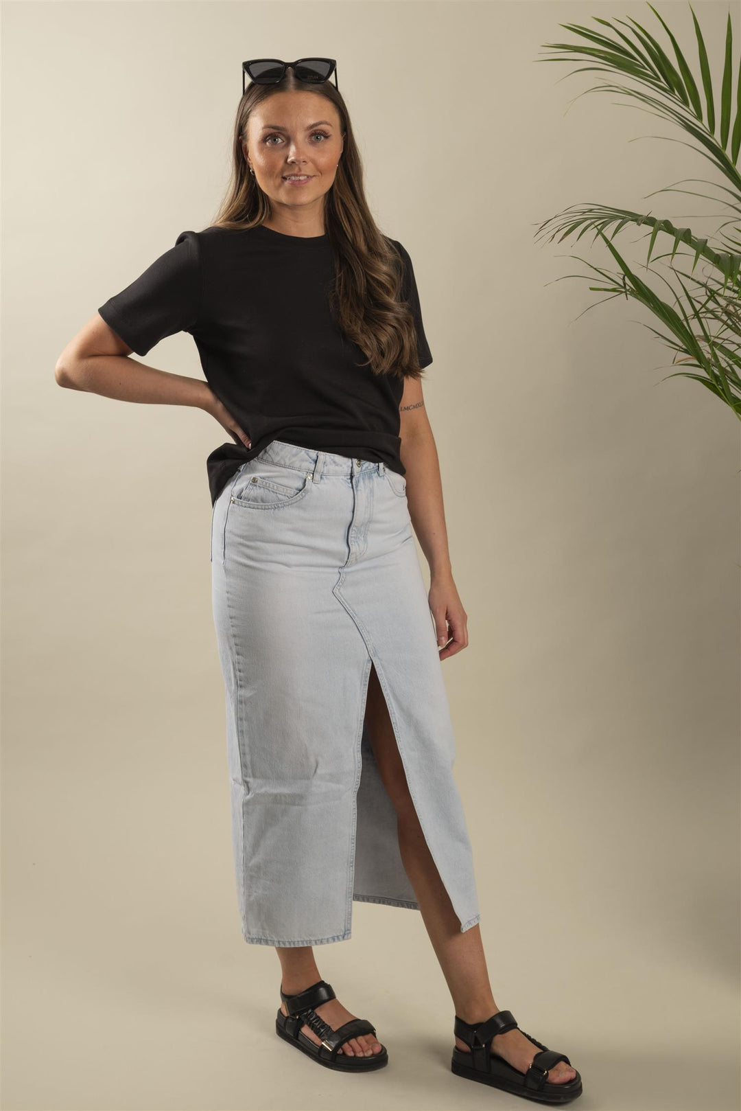 Fira Skirt - Light Blue Denim
