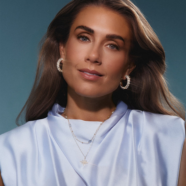 Stella Necklace by Tone Damli - Gold/Crystal