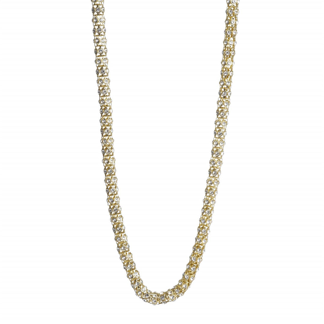 Lumina Necklace by Tone Damli - Gold/Crystal