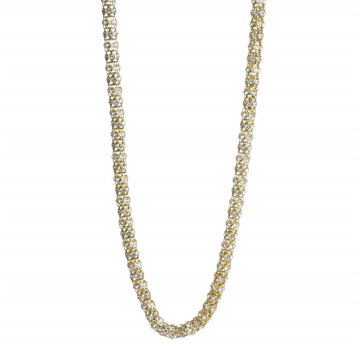 Lumina Necklace by Tone Damli - Gold/Crystal