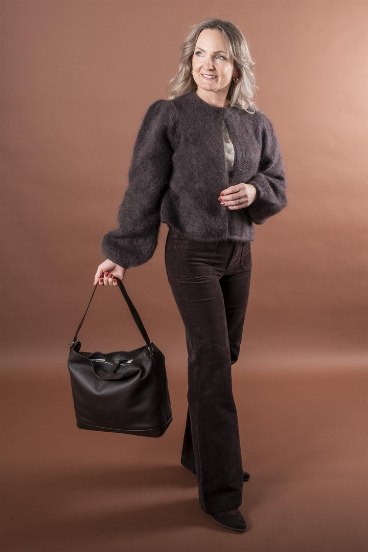Amelia Chunky Cardigan - Brown