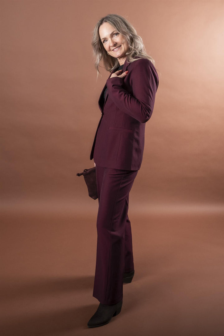 BYDANTA Classic Blazer 2 - Fig Melange