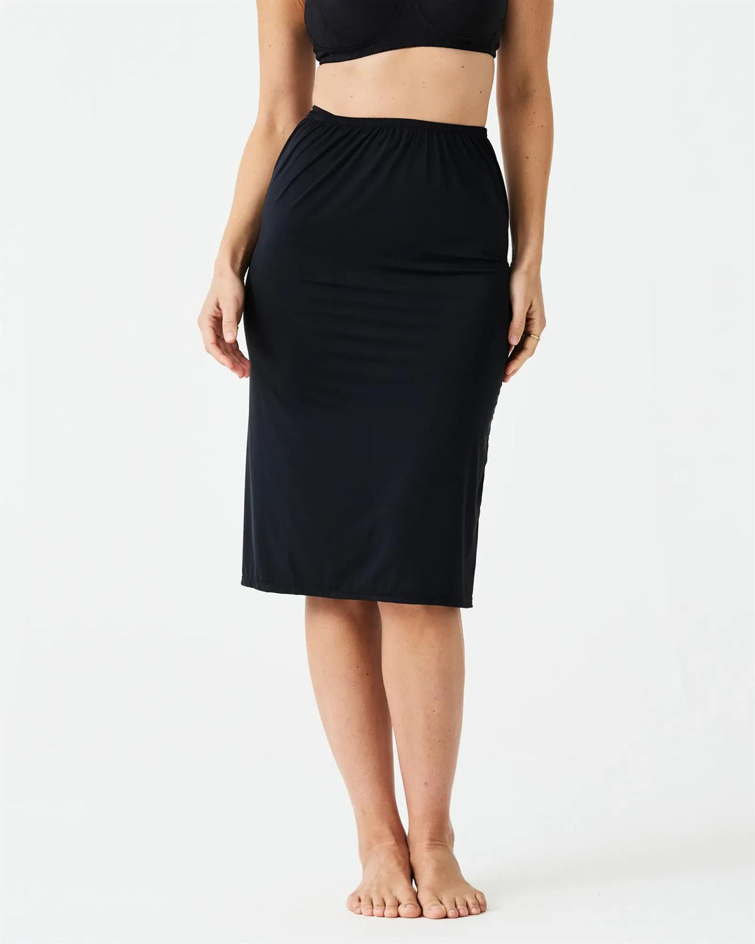 Slip Skirt Long - Underskjørt - Black