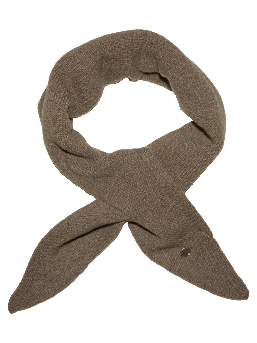 Skjerf M/Knyting - Taupe