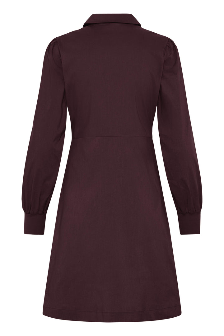 BYGABINA PLEAT DRESS - Fig