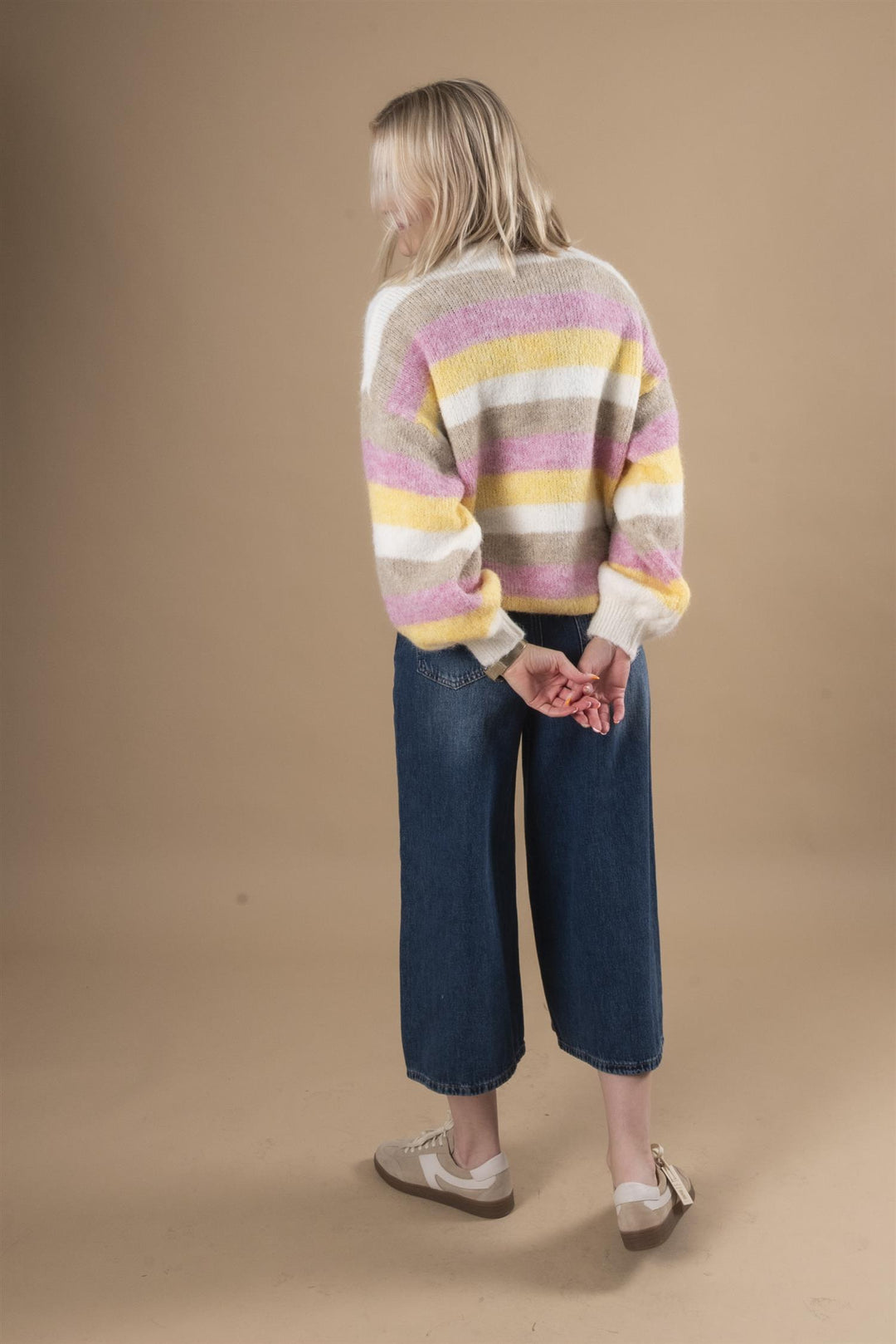 PZALEXI UltraHighWaist JEANS WIDE LEG - Medium blue denim