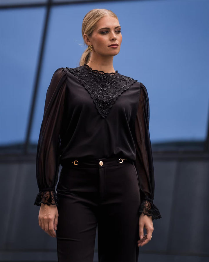 Paris Blouse - Black