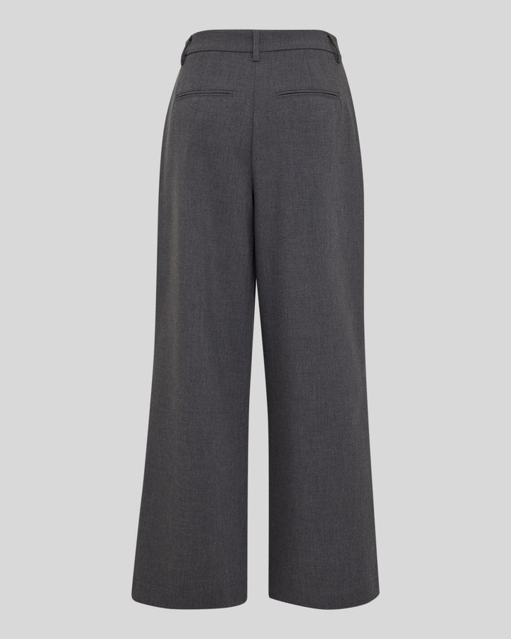 Henrike HighWaist Pants - Dark Grey Melange