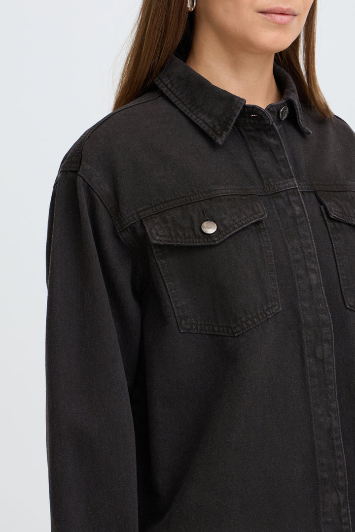 PZDORIT OVERSHIRT - Espresso