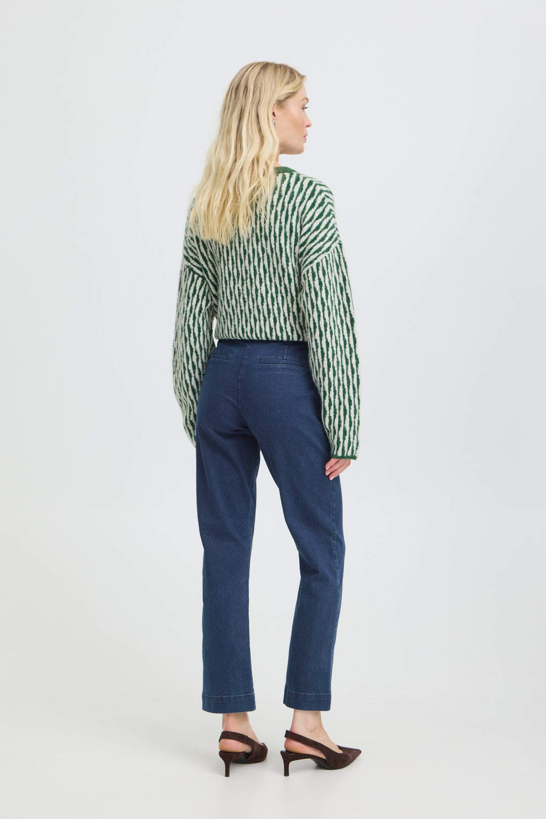 BYKAFKA DIXI STRAIGHT JEANS - Mid Blue Denim
