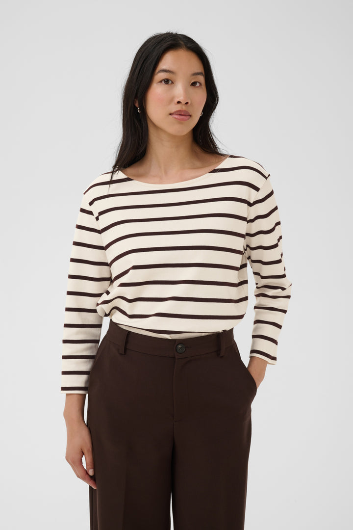 Nela T-shirt - Mole Stripe
