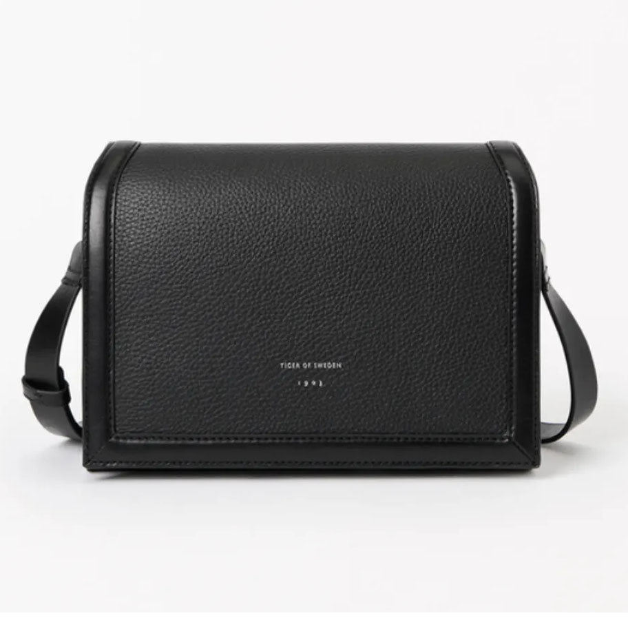Sonti Crossbody Leather Bag - Black