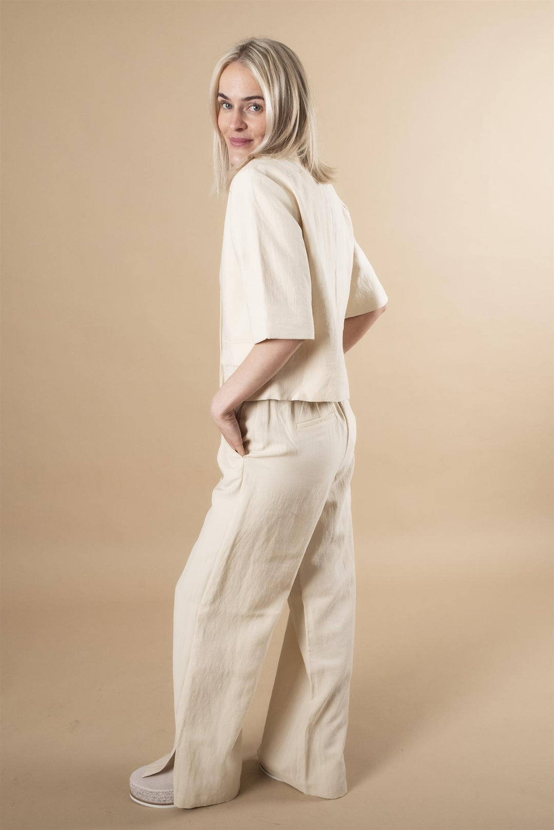 Keeley Edel Mira HighWaist Pant - Bleket Sand