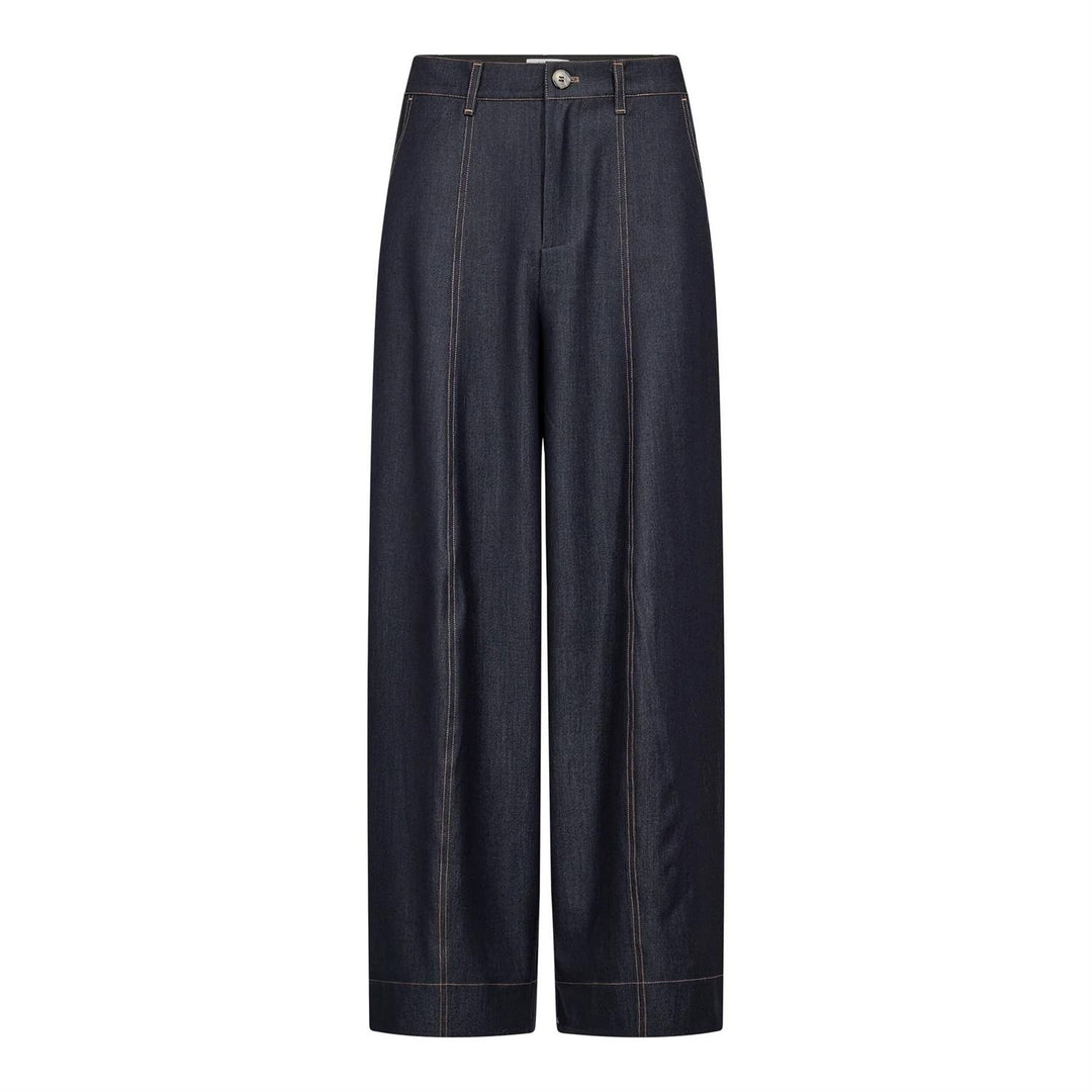 Terry Barrel Pant - Navy Denim