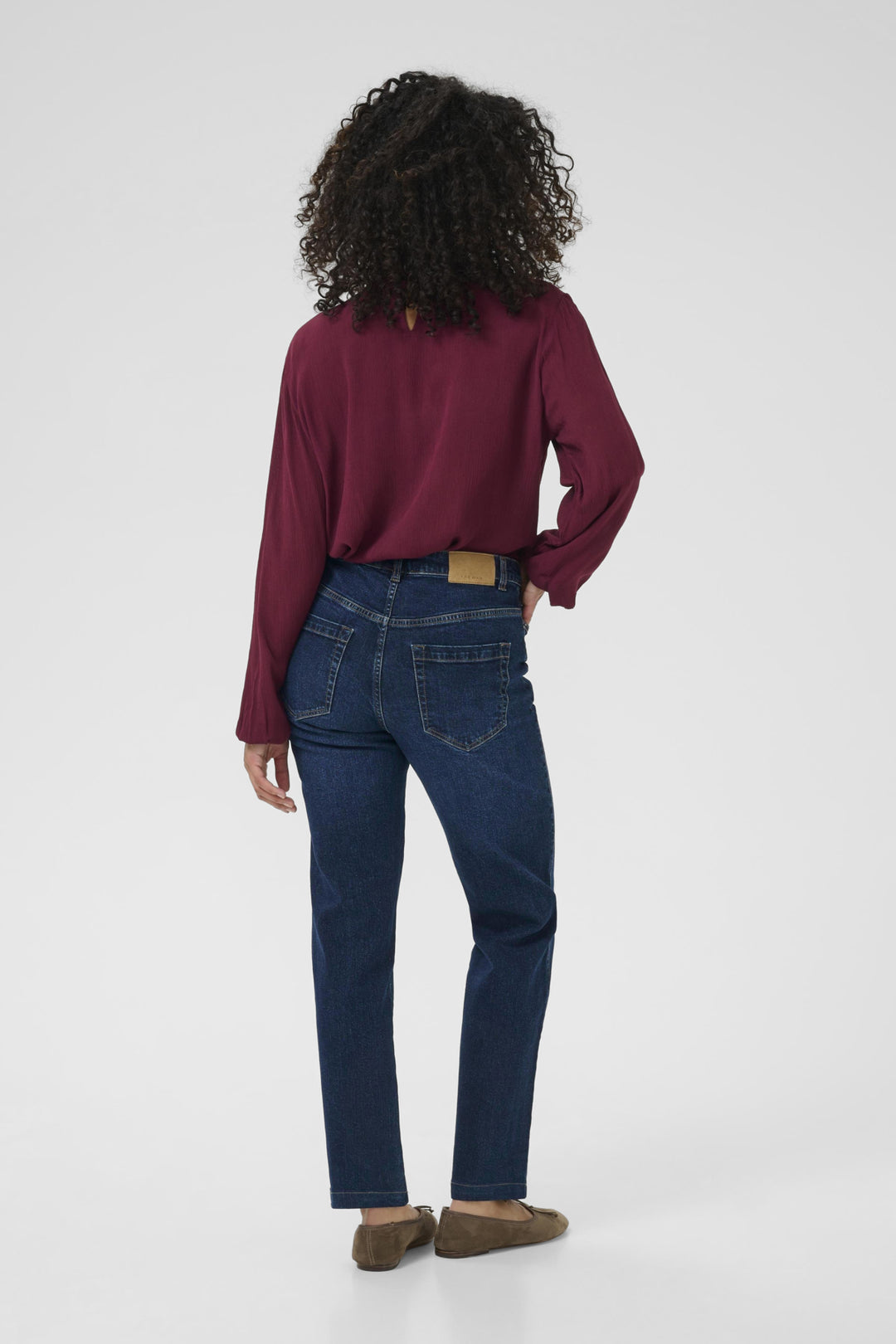 KAmaris Reg Fit Jeans - Dark blue denim