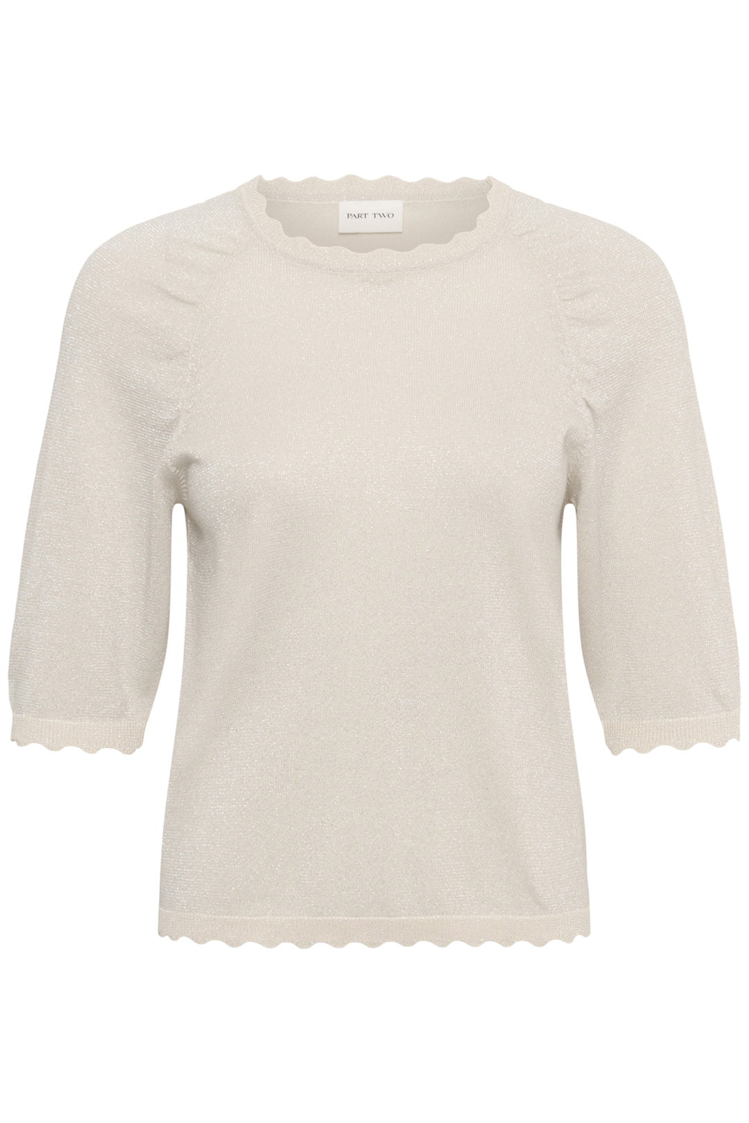 Dot Pullover - Whitecap Gray with Lurex