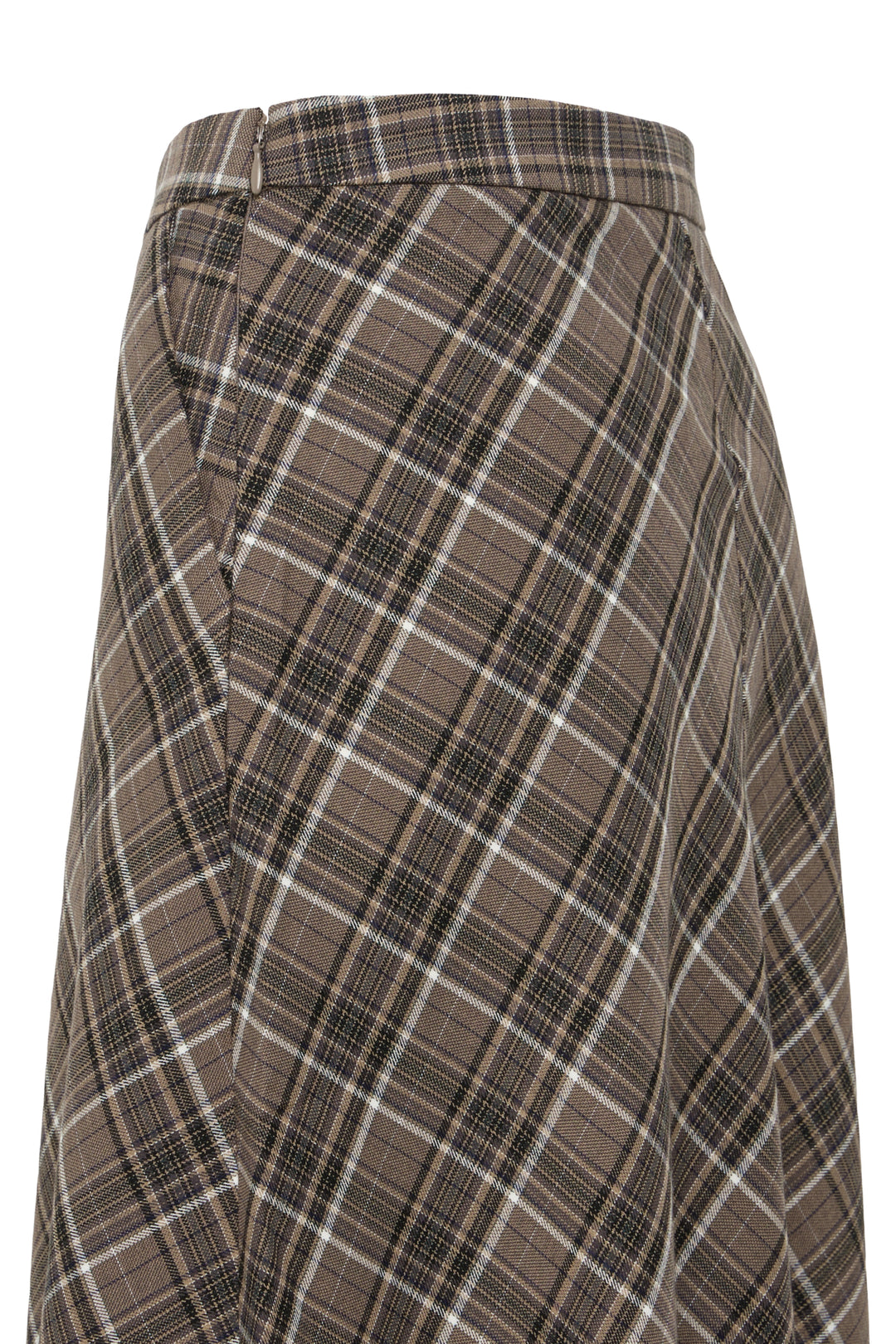 BYESTOLO SKIRT - SEPIA CHECK