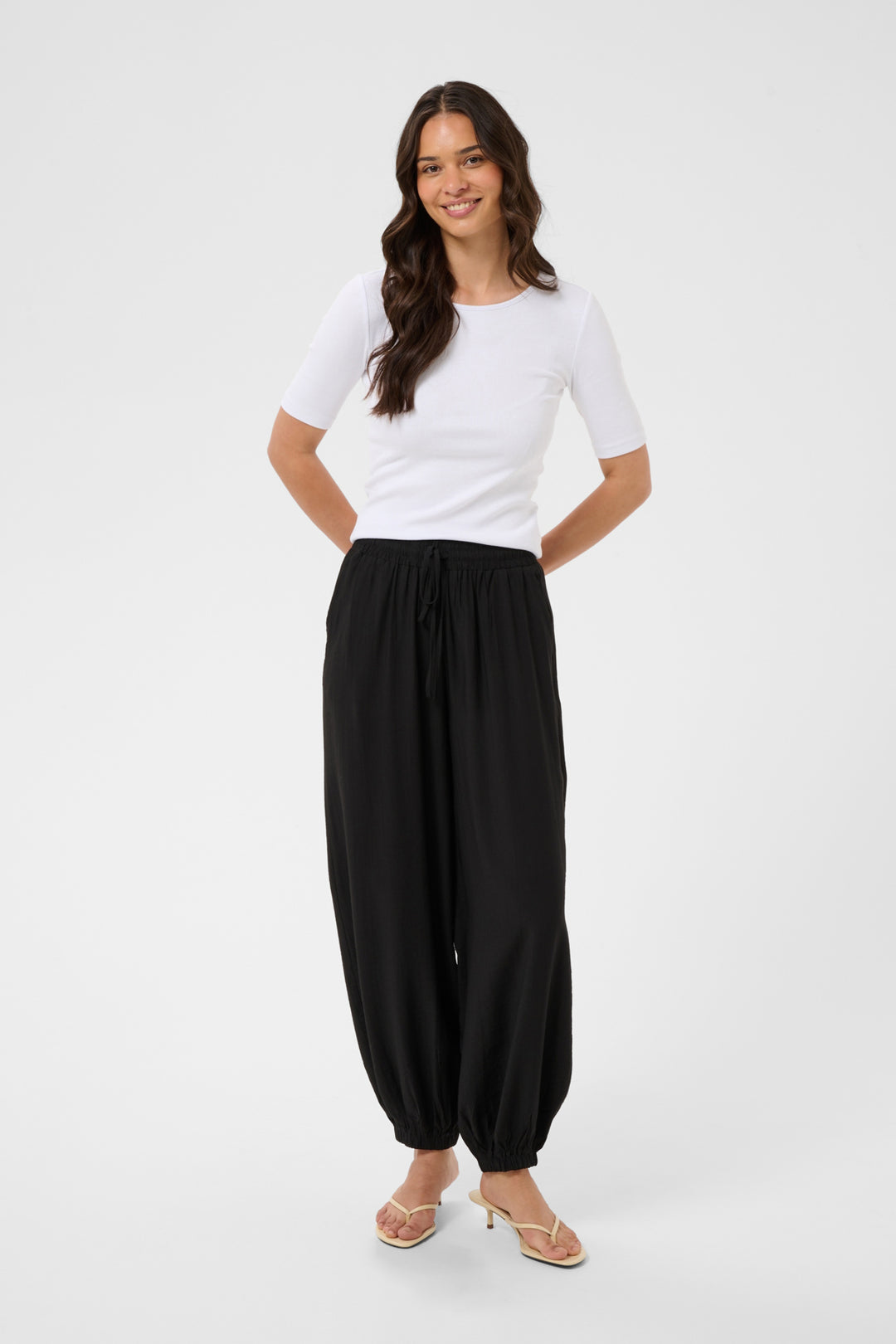 KAalberta Pants - Black deep