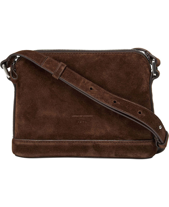 Diu Day Suede Bag  - Dark Brown