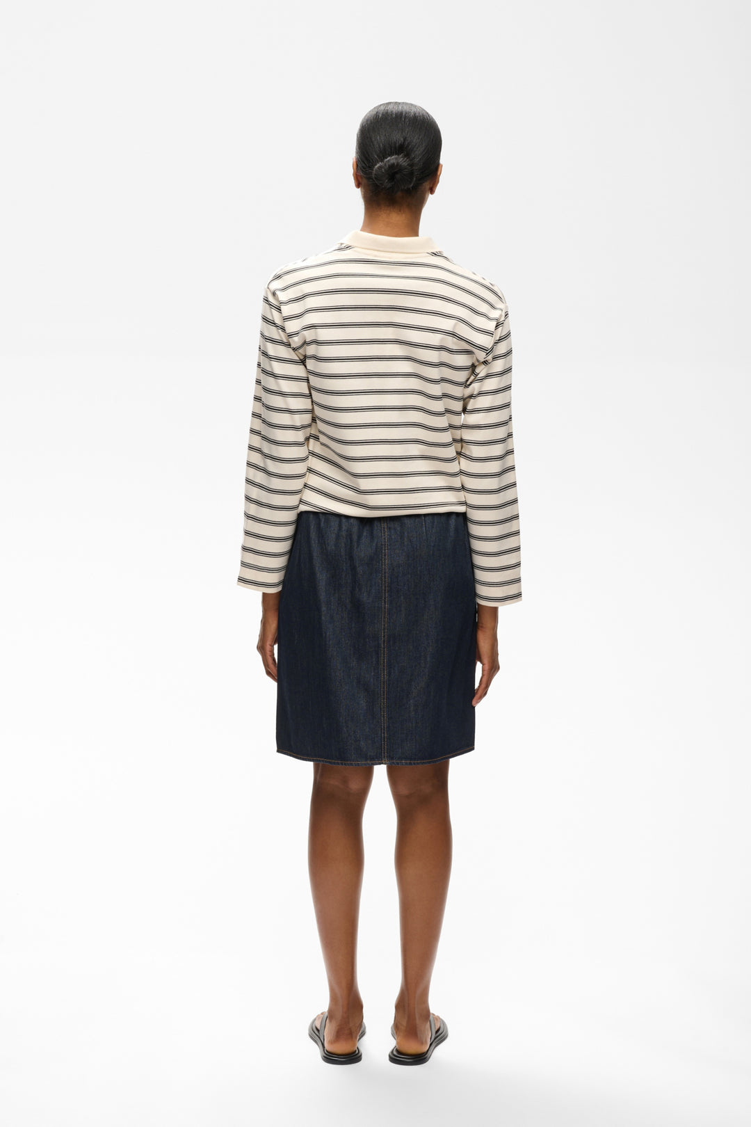 GLENN SKIRT - Dark Denim