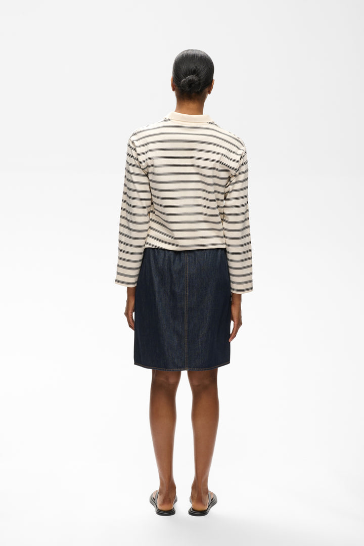 GLENN SKIRT - Dark Denim