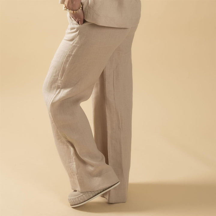 Immi Linen Pants - Beige