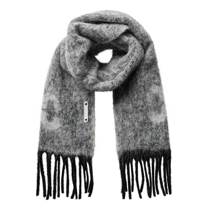 Harper Scarf Knit - Mid Grey