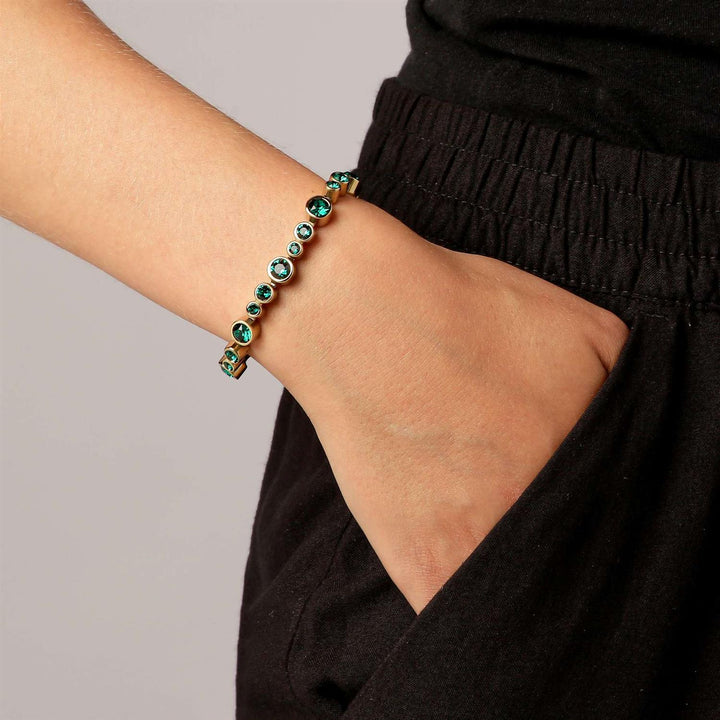 Teresia Bracelet - SG/Green