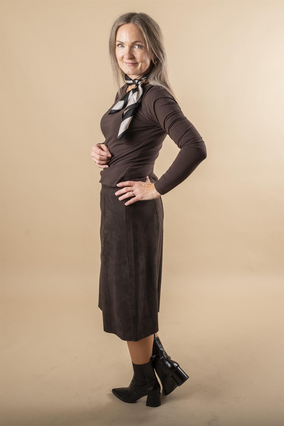 Cimia Leather Skirt - Molè