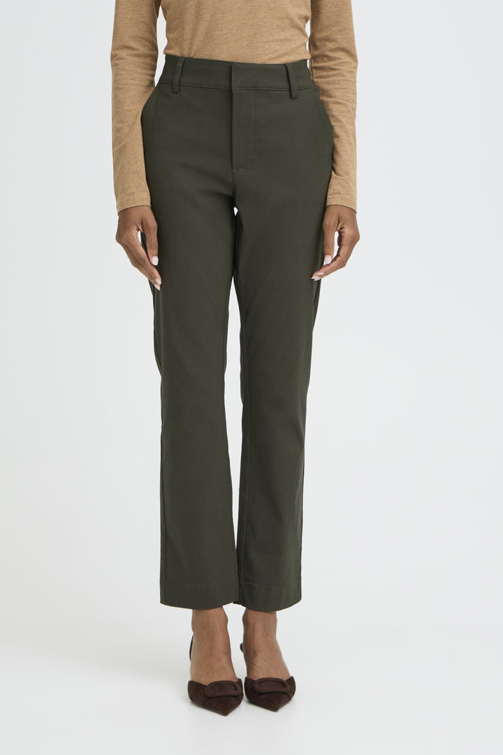 BYDIXI STRAIGHT PANTS - Rosin