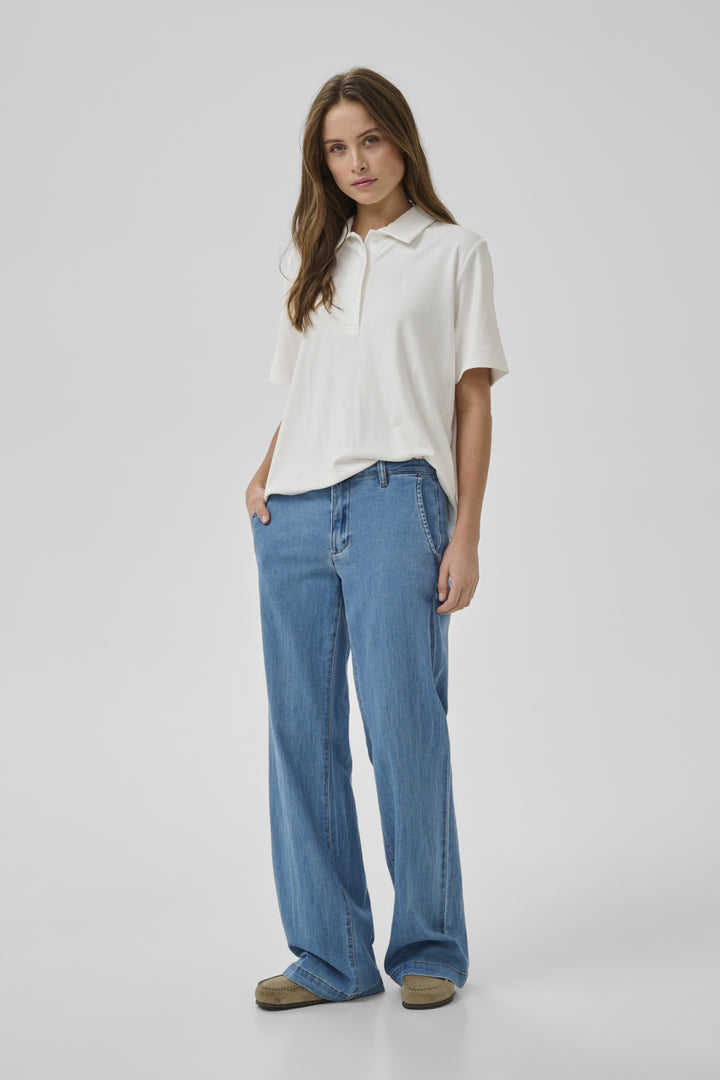 Nupti Polo Tee - Snow White