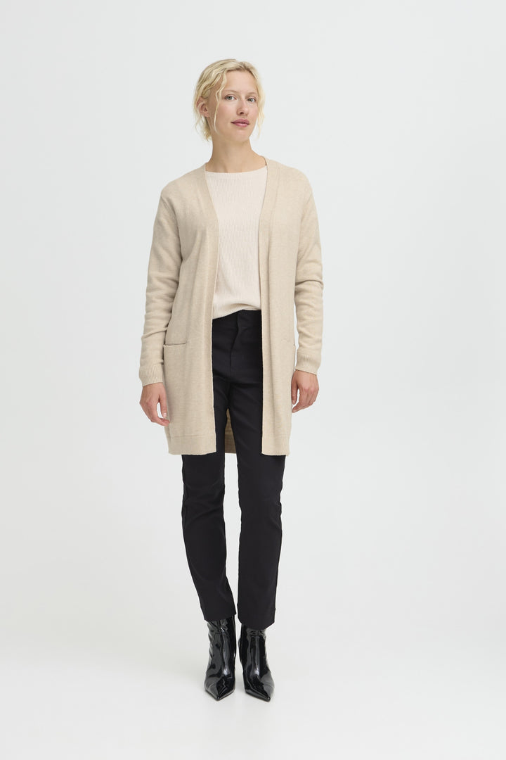 BYNONINA CARDIGAN - Cement Melange
