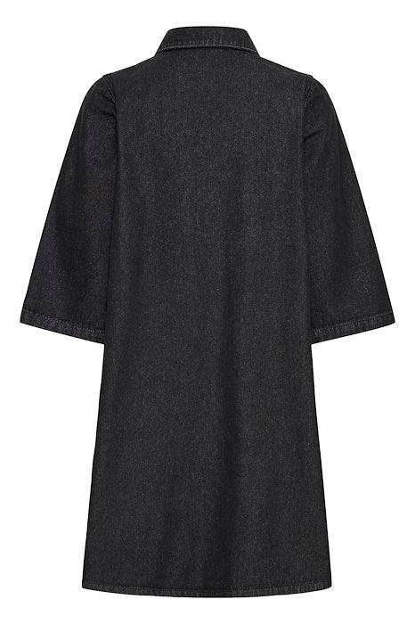 PZDECOLE DRESS - Black Denim