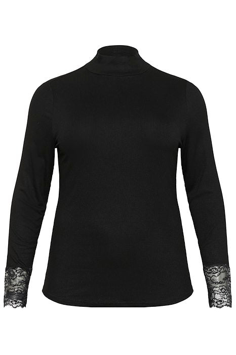 KComia Turtleneck T-Shirt - Black deep