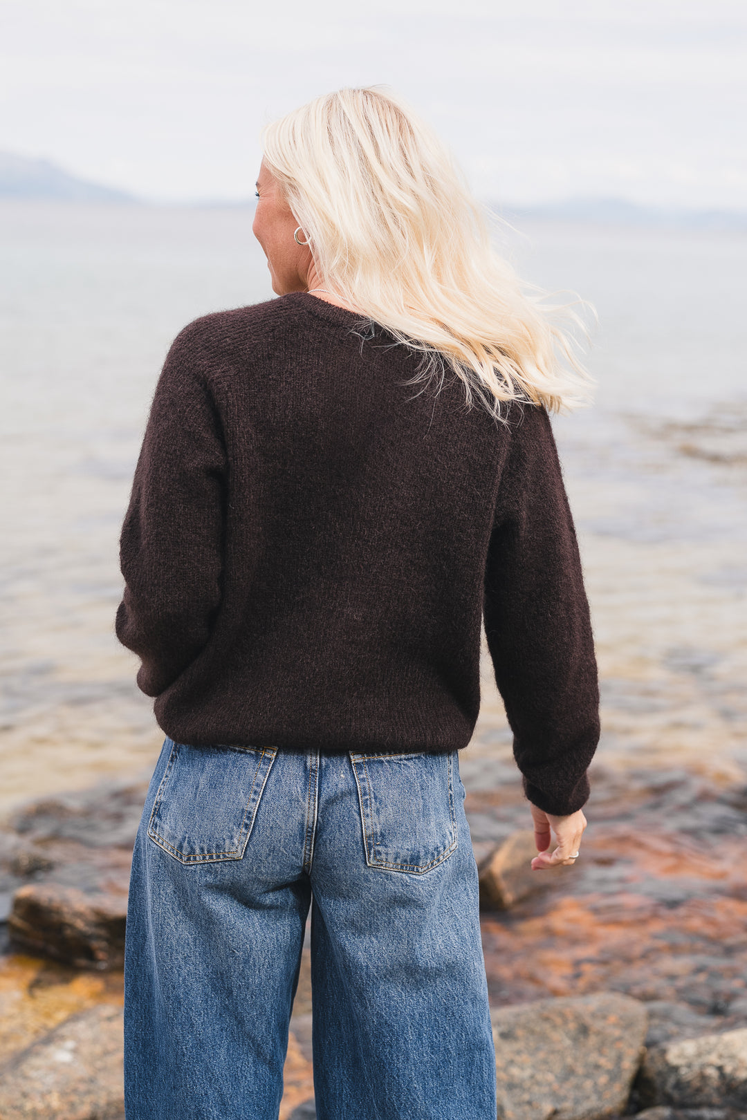 Amalie Cardigan - Black Coffee