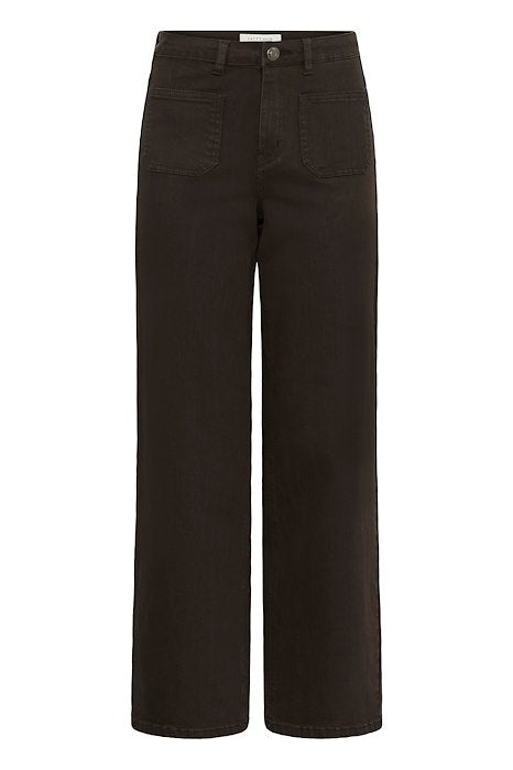 KAbrook HighWaist Regular Fit Jeans - Coffee Bean
