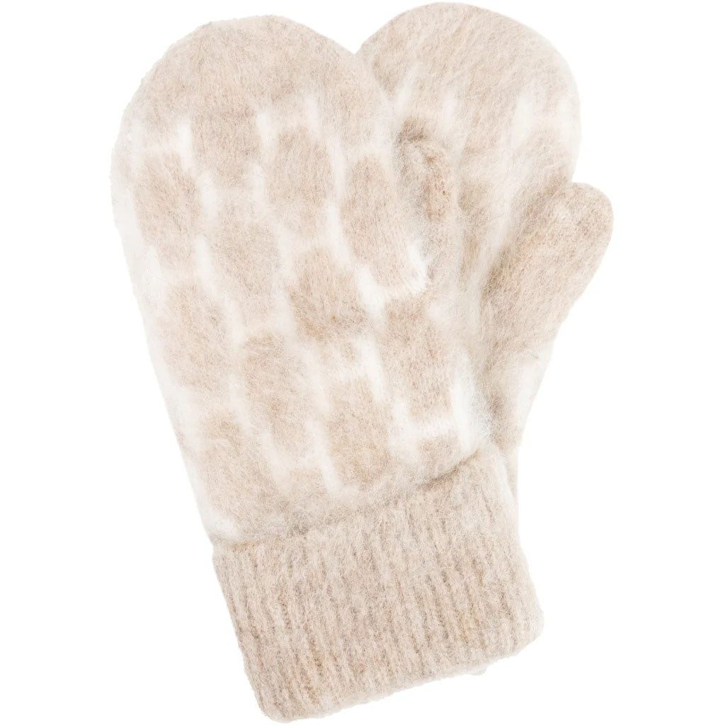 Gera Mittens - Light Brown Melange