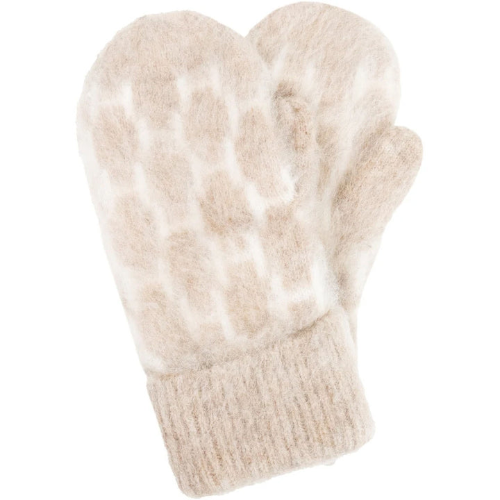 Gera Mittens - Light Brown Melange