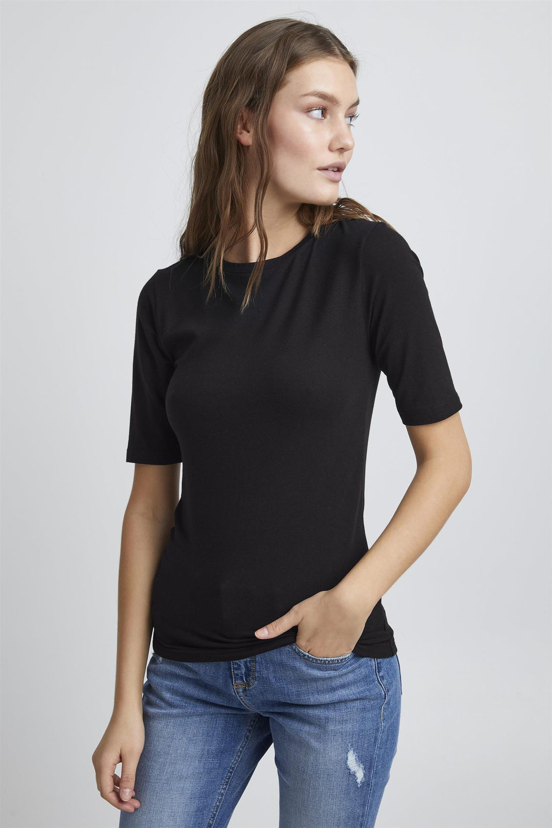 BYPAMILA T-SHIRT - JERSEY - Black