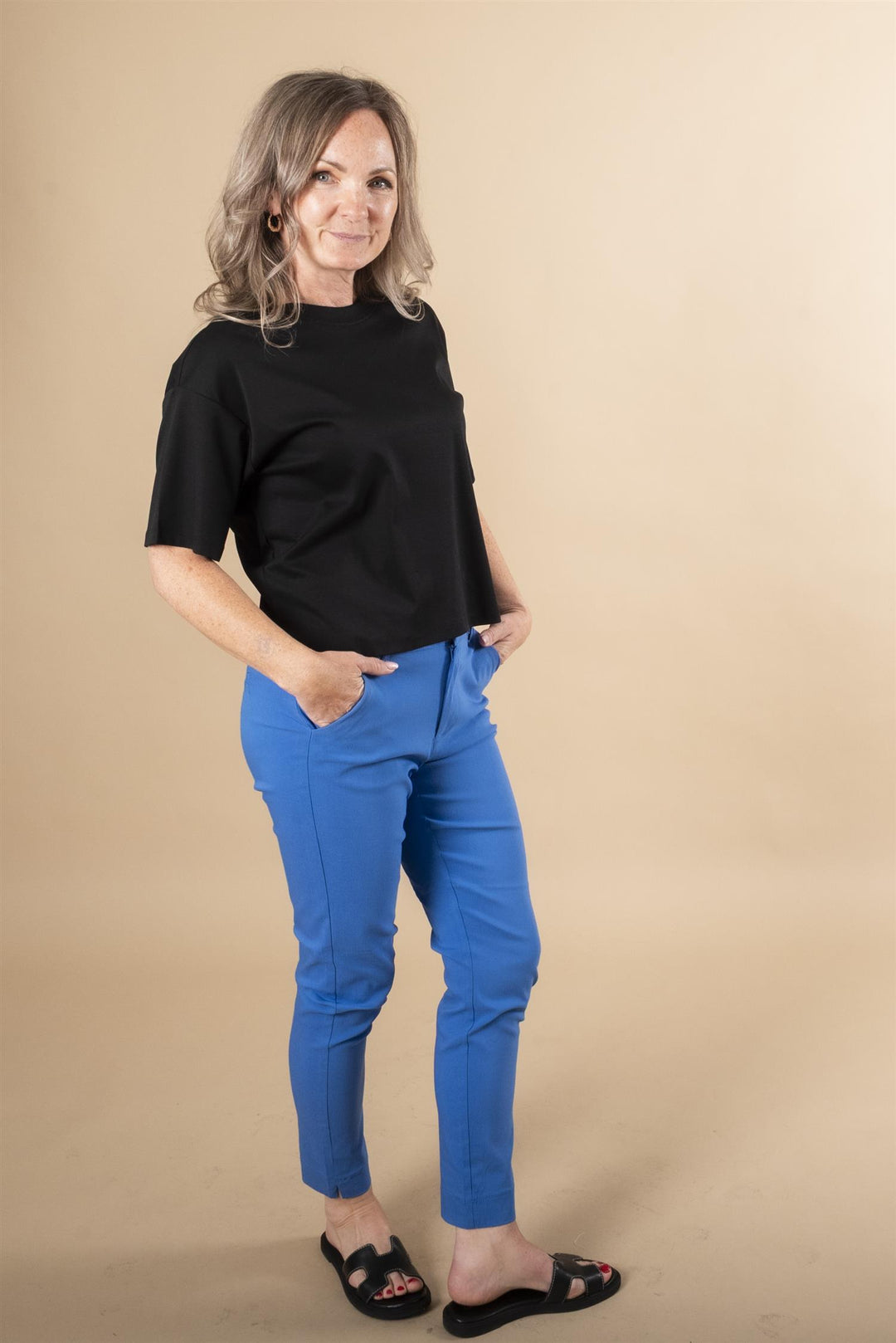 BYDIXI CHINO PANTS - Nebulas Blue