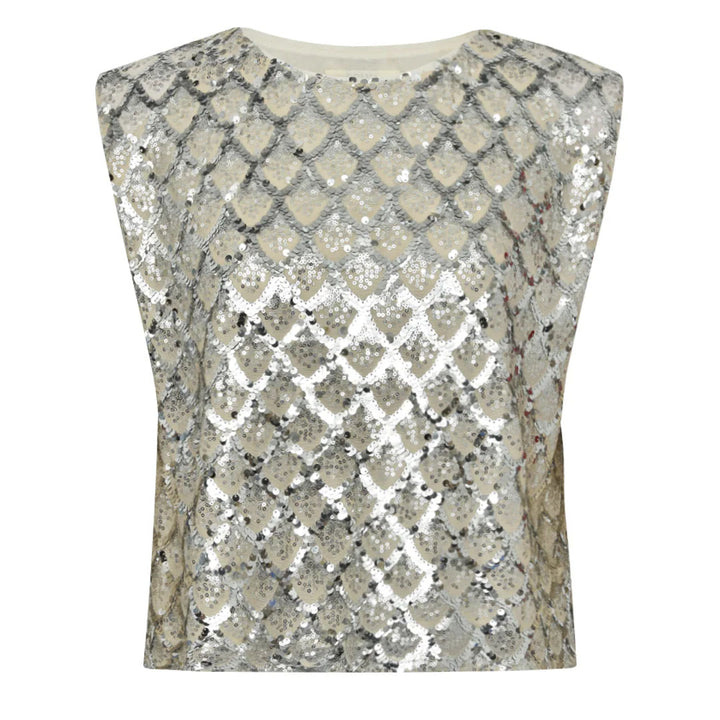 Holly Tee Partytopp - Silver