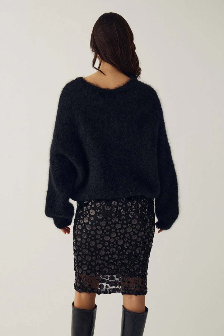 Laia Knit Pullover - Black
