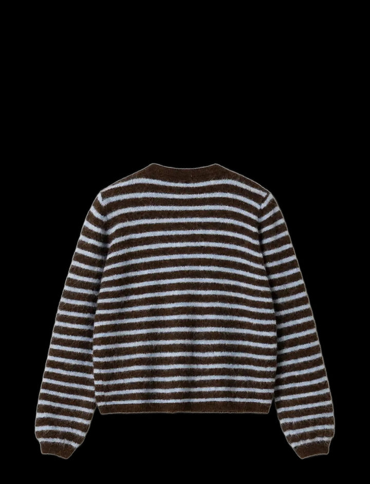 Mertice knit Cardigan - Brown