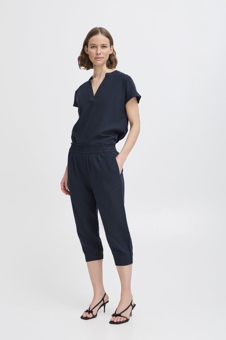 BYFALAKKA CAPRI PANTS - Copenhagen Night